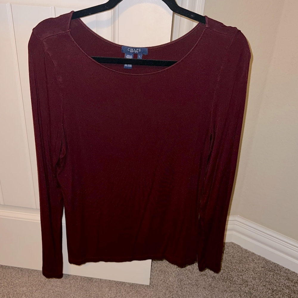 Chaps long sleeved top